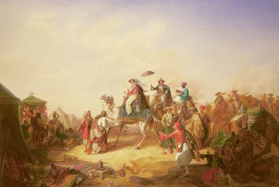 Il tour del Duca Ernesto di Sassonia Coburgo Gotha in Egitto da Robert Kretzchmar